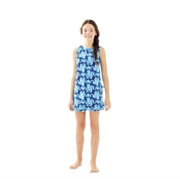 Lilly Pulitzer Girl’s Mini Donna Tunic Top In Joy Ride  sz medium 6/7 K62 - Picture 1 of 4